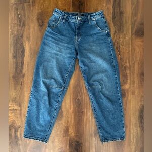 Banana Republic Mid-Rise Barrel Jeans